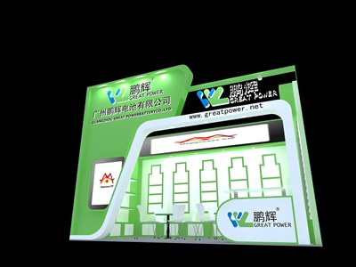 18平米展臺(tái)設(shè)計(jì)制作：一面開口/現(xiàn)代/木質(zhì)結(jié)構(gòu)/綠色，為家電展展商而作（免費(fèi)使用）